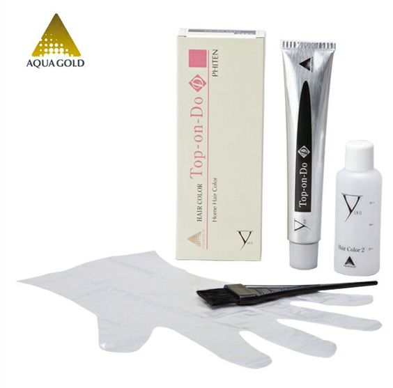 送料無料 ファイテン Top On Do ケフトル ハゲ 白髪染め 発毛 5本セット毛染めブラシつき アクアofサイエンス