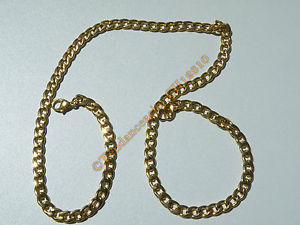 Chaine 60 cm Acier Inoxydable Maille Gourmette 11 mm
