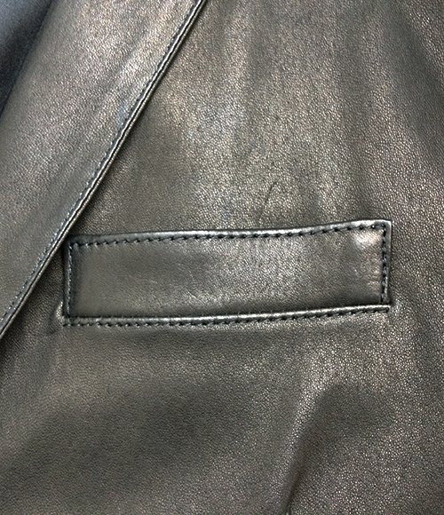 neil barrett size s (s) lamb leather tailored jacket neil