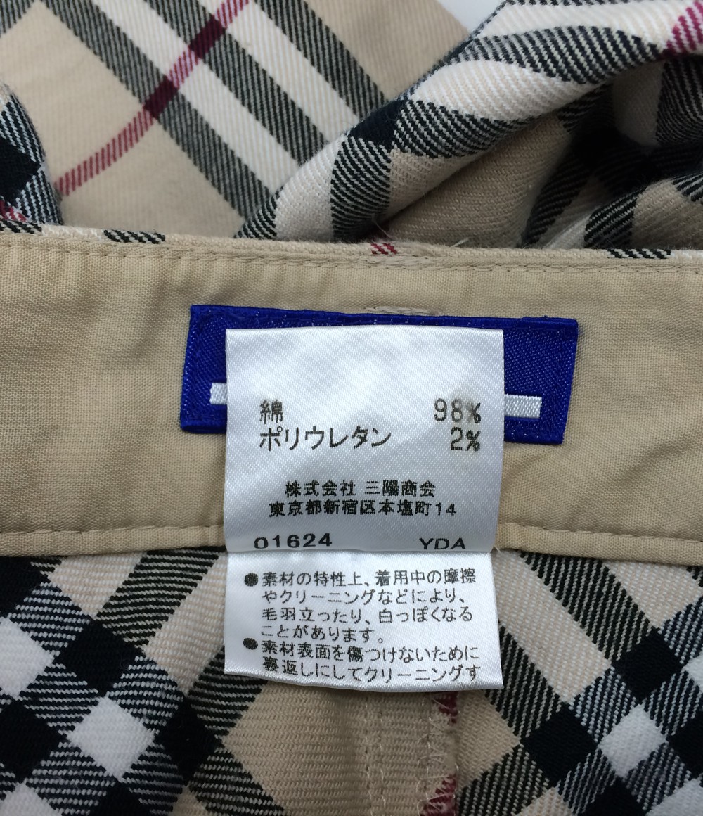 博柏利蓝色标签size 38(m)检查裤子burberry blue label女士