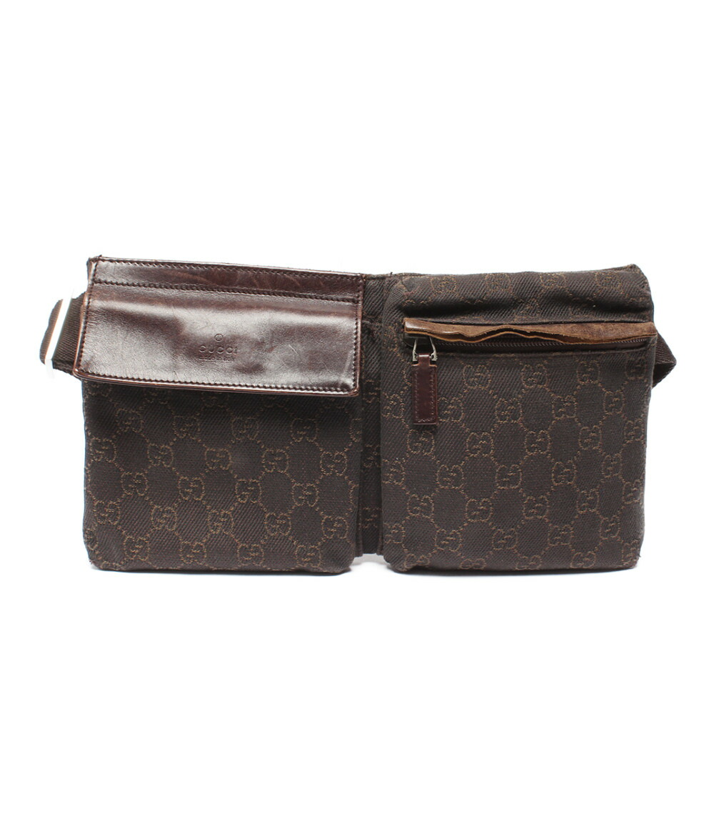 中古 グッチ ベネトン ボディバッグ Ggキャンバス ハグオール ワンピース メンズ Gucci
