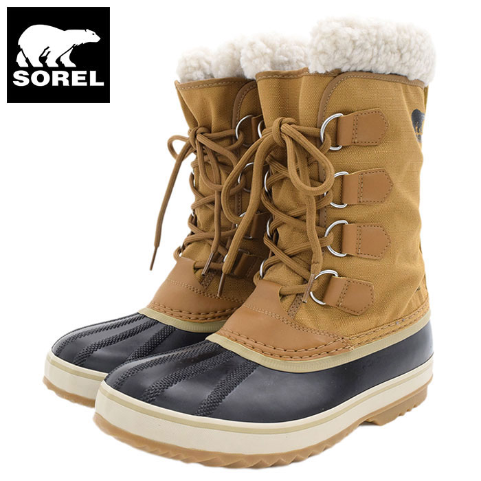 楽天市場ソレル SOREL スノーブーツ メンズ 男性用 1964 パック ナイロン WP Camel Brown Black