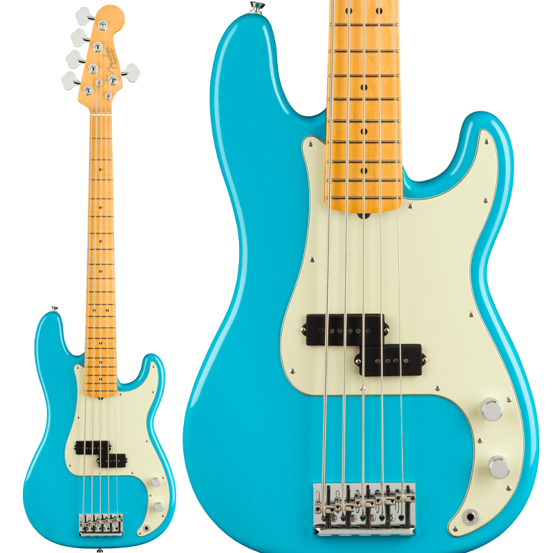 USA Professional II American Fender エレキベース Blue/Maple) 【rpt5】 【rpt5】 Bass  Professional Precision V Precision (Miami 【2021年2月以降入荷予定】 ：池部楽器店  ロックハウス池袋American II
