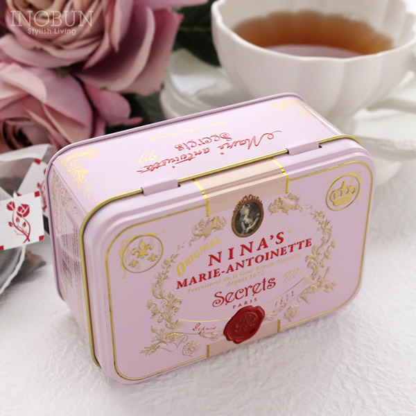 ニナス 紅茶 NINAS オリジナル マリーアントワネットティー Royal box for tea ティーバッグ缶 2.5g x 10袋 