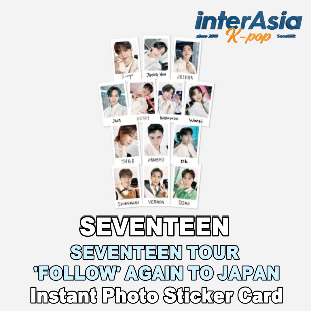 楽天市場08月29日発売 SEVENTEEN Instant Photo Sticker Card SEVENTEEN TOUR