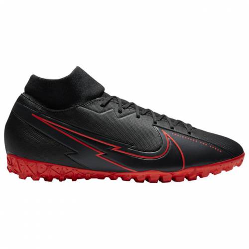 ナイキ Superfly Nike アカデミー 黒色 ブラック 灰色 Tf グレー アカデミー 赤 レッド Red Nike Mercurial Superfly 7 Academy Tf Black Dark Smoke Grey Chile スポーツ アウトドア サッカー フットサル スニーカー スニケススポーツブランド サッカー スニーカー
