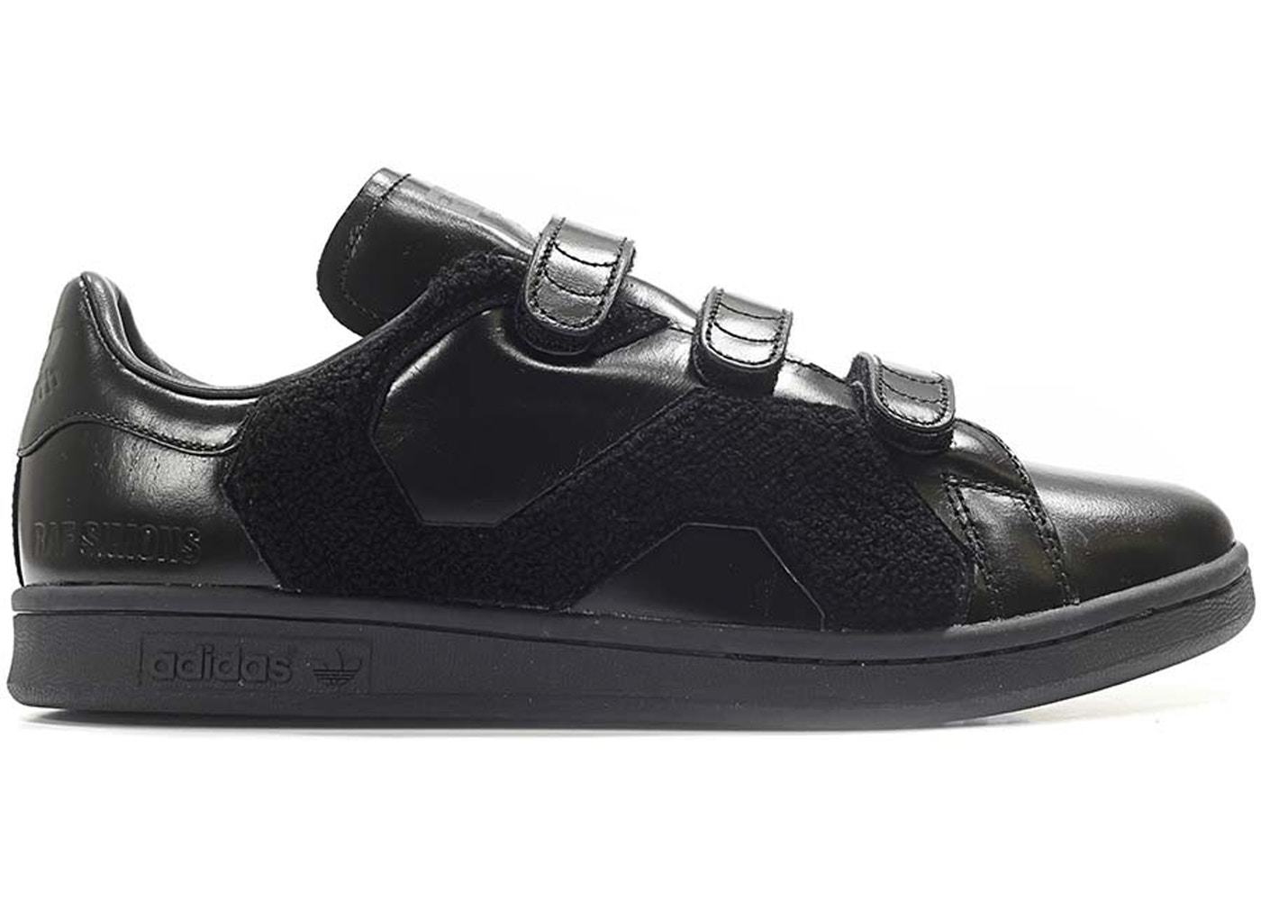 adidas raf simons stan smith black