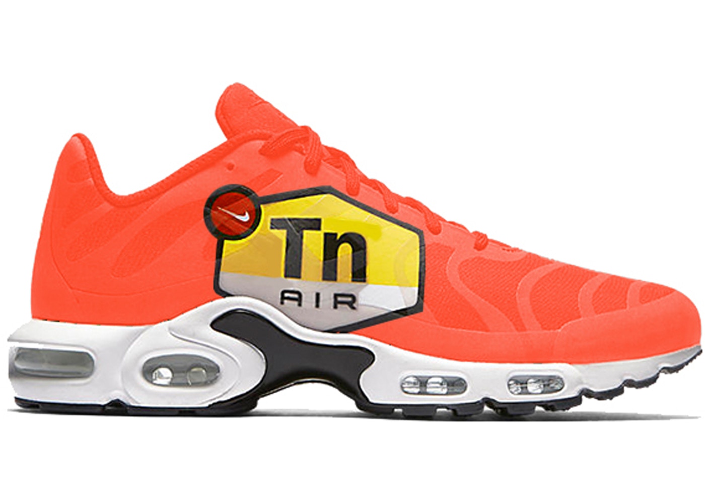 ナイキ Nike エア Max マックス Orange ロゴ メンズ靴 スニーカー スニーカー メンズ靴 Air Max スニーカー Plus Big Logo Total Orange Blackwhite メンズ スニケスファッションブランド カジュアル ファッション スニーカー