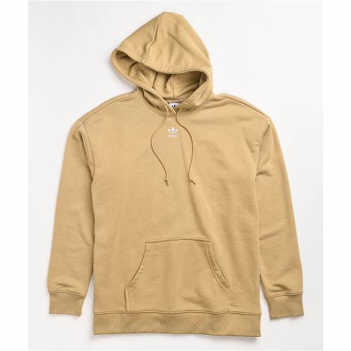 adidas trefoil hoodie khaki