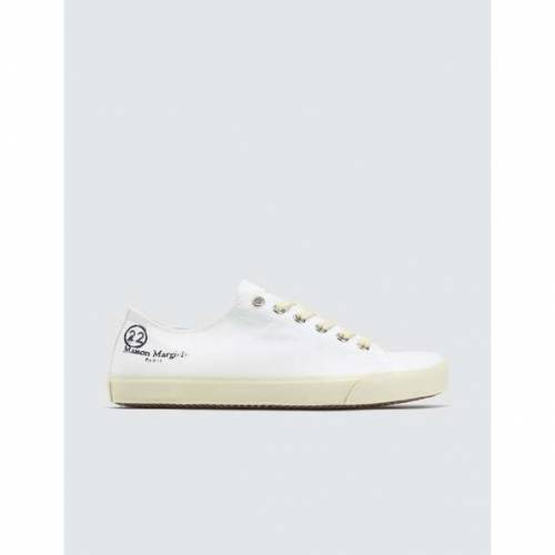 Maison Margiela Top 白 靴 ホワイト スニーカー レディース靴 White Maison Margiela Tabi Low Top Sneakers スニケスファッションブランド カジュアル ファッション スニーカー