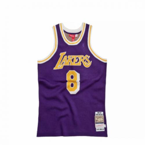 ミッチェル ジャージ ネス Mitchell Ness レイカーズ パープル コービー Ness ブライアント ジャージ 紫 パープル Lakers Purple Mitchell Ness X Clot La Kobe Bryant Jersey メンズファッション トップス スニケスファッションブランド カジュアル