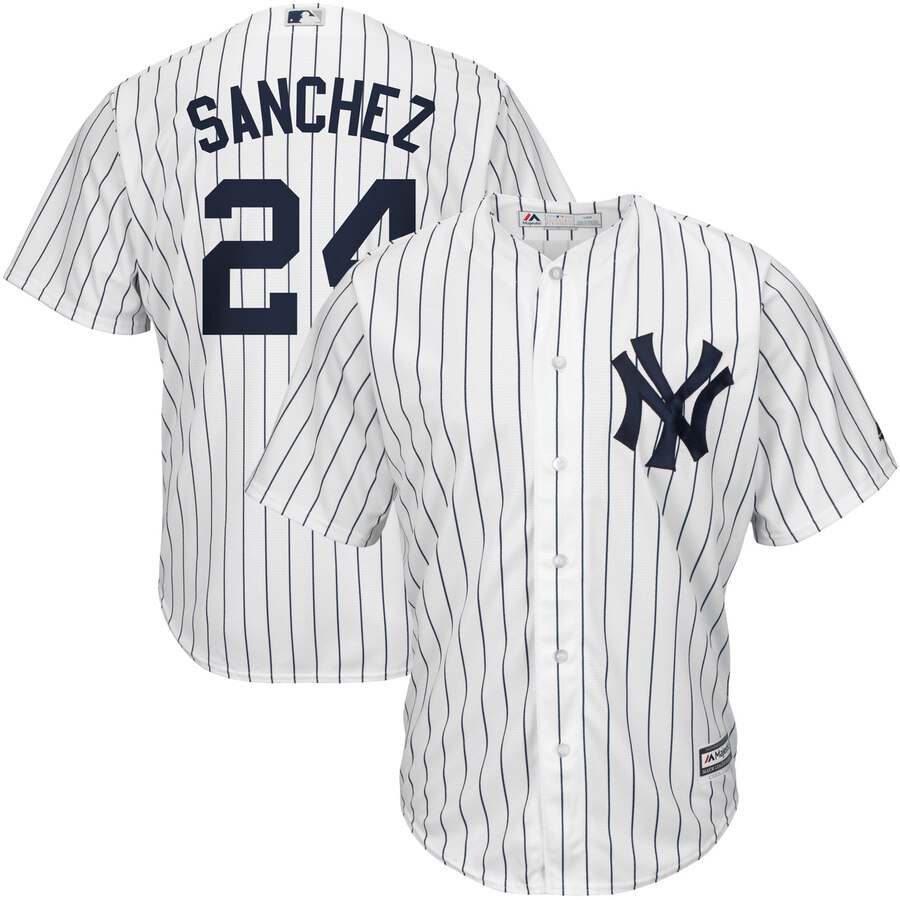 ヤンキース ジャージ マジェスティック クール OFFICIAL SANCHEZ 【 GARY NEW YANKEES YORK GARY  MAJESTIC COOL OFFICIAL BASE YANKEES HOME PLAYER JERSEY WHITE NAVY 】 スポーツ  アウトドア 野球 ソフトボール レプリカユニフォーム 送：スニーカーケース 店スポーツ ...