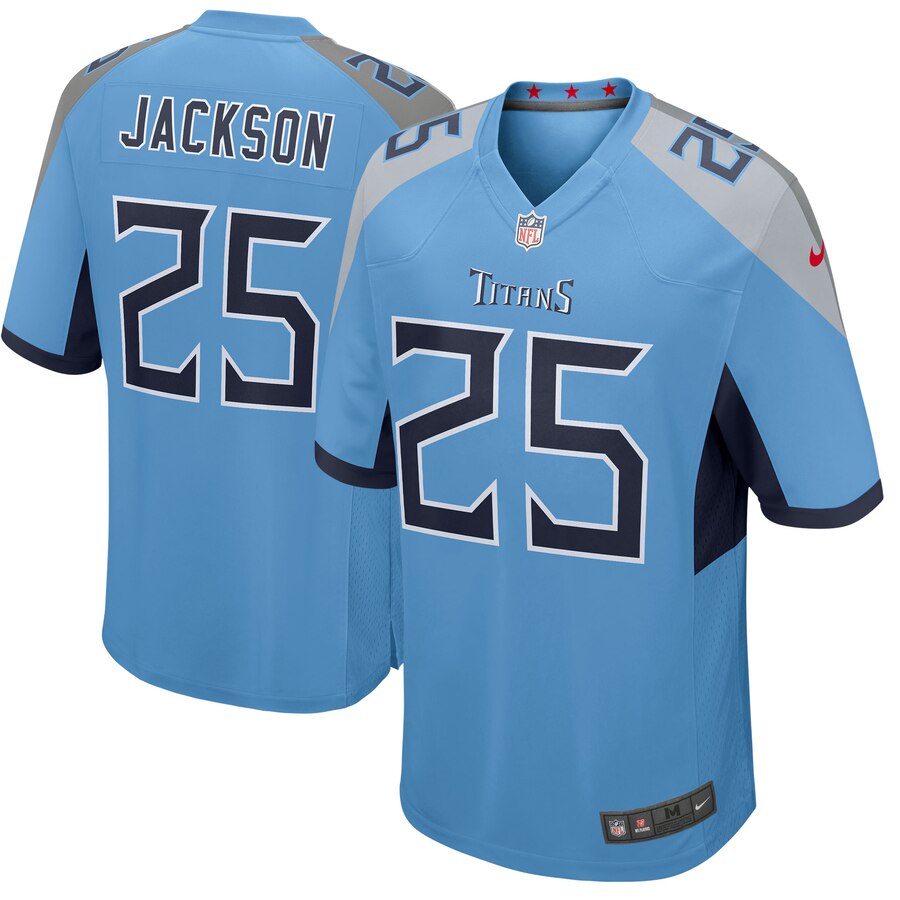 ナイキ アメリカンフットボールスポーツ アウトドア Nike アウトドア テネシー タイタンズ ゲーム ジャージ 青 ブルー Adoree Game Blue Nike Jackson Tennessee Titans Player Jersey Light スポーツ アウトドア アメリカンフットボール