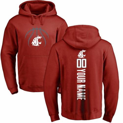 Fanatics Fanatics Branded ワシントン スケートボード バスケットボール トップス Customized Item スケートボード State Fanatics Branded Washington Cougars Personalized Basketball Playmaker Pullover Hoodie Crimson メンズファッション トップス スニケス