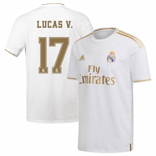 メーカー直売上質 のアディダス Adidas ジャージ 白 ホワイト Jersey Vazquez Real White メンズウェア Adidas Lucas Real Madrid 19 Home Replica Player Jersey スポーツ アウトドア サッカー フットサル メンズ レプリカユニフォーム スニケススポーツ