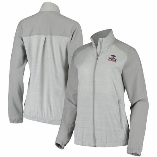 アディダス Adidas レディース Jacket 灰色 グレー グレイ Womens Gray Adidas Pga Championship Essentials Fullzip Wind Jacket スニケススポーツブランド カジュアル ファッション ジャケット パーカー ベスト新作商品の独創的の