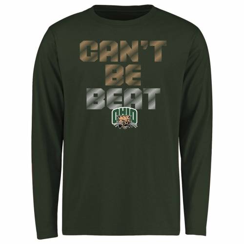 Fanatics Cant Branded オハイオ ボブキャッツ 子供用 スリーブ Tシャツ Long 緑 グリーン Fanatics Cant Sleeve Green Fanatics Branded Ohio Bobcats Youth Be Beat Long Tshirt キッズ ベビー マタニティ トップス Tシャツ スニケススポーツブランド カジュアル