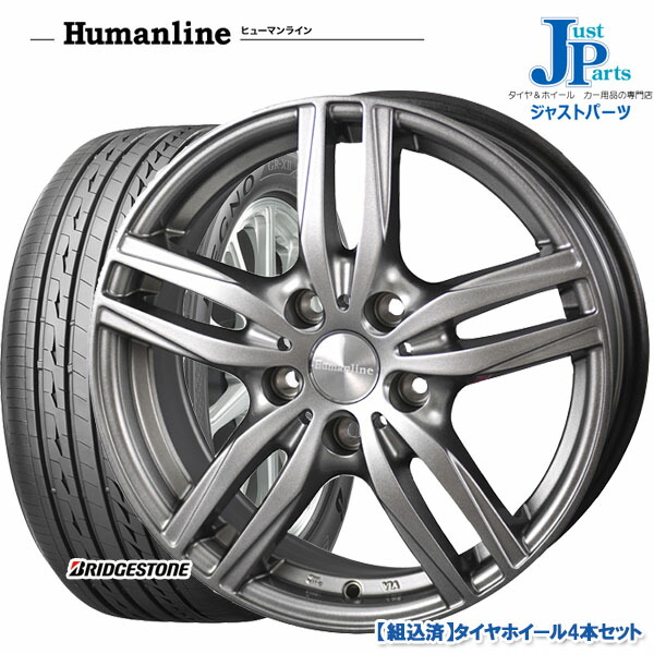 送料無料 5 65r15ブリヂストン ホイール レグノ Bridgestone Regno Gr X2新品 サマータイヤ Bridgestone ホイール4本セットヒューマンライン Regno Hs0315インチ 6 0j 5h114 3 ジャストパーツ5 65 15インチ 夏用タイヤホイールセット