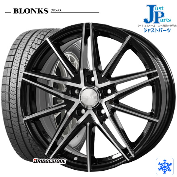 送料無料 Vrx新品 5 65r15 94q 19年製 ブリヂストン タイヤ ブリザック ブリヂストン Bridgestone Blizzak 19年製 スタッドレス 5h114 3車用品 バイク用品 Tb0115インチ Vrx新品 スタッドレスタイヤ ホイール4本セットブロンクス Tb0115インチ 6 0j 5h114 3