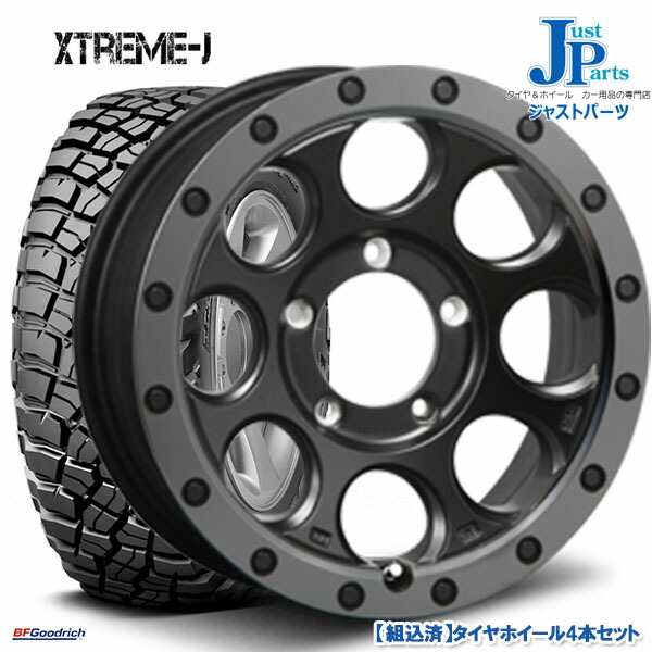 送料無料 Lt225 75r16 115 112q Goodrich Lre 115 112q Rbl Bf Goodrich 送料無料 Mud Terrain T A Km3 新品 サマータイヤ ホイール4本セット エクストリーム Xtreme J Xj03 16インチ 5 5j 5h139 7