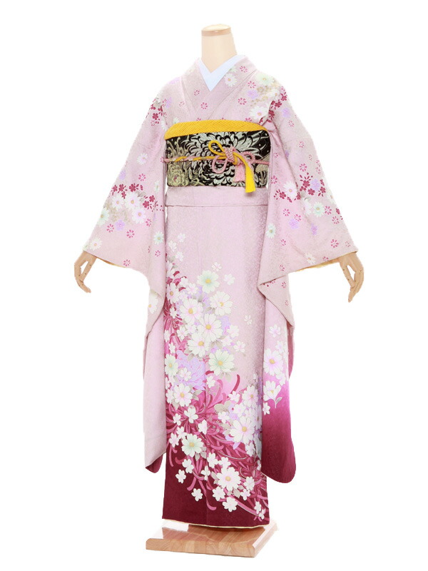 ホテル・式場への配送OK! 【結婚式】 留袖 【往復送料無料】 【裾赤流線の花】 【レンタル】 【大きいサイズ】 レンタル 黒留袖レンタルフルセット】