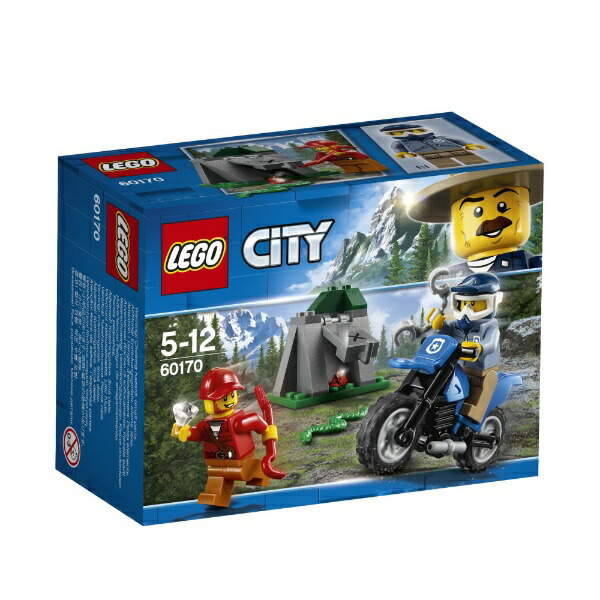 lego城山的警察摩托车60170 lego智育玩具圣诞礼物