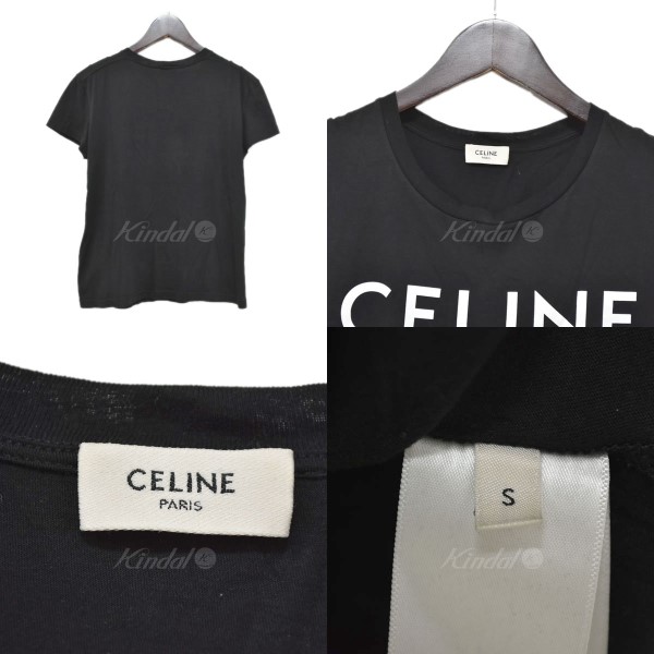 celine 19ss圆领t恤黑色尺寸:s(赛琳娜)