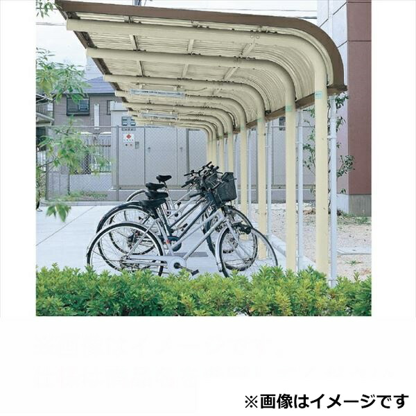 自転車置き場 贅沢品 ヨド物置 ベージュ花 ガーデン Diy スーパーセール大好評 Yocf 240sa Hタイプ 追加棟 追加棟施工には基本棟の別途購入が必要です Yocf 240sa 公共用 サイクルポート 屋根 ベージュ エクステリアのキロ支店 自転車置き場 送料無料