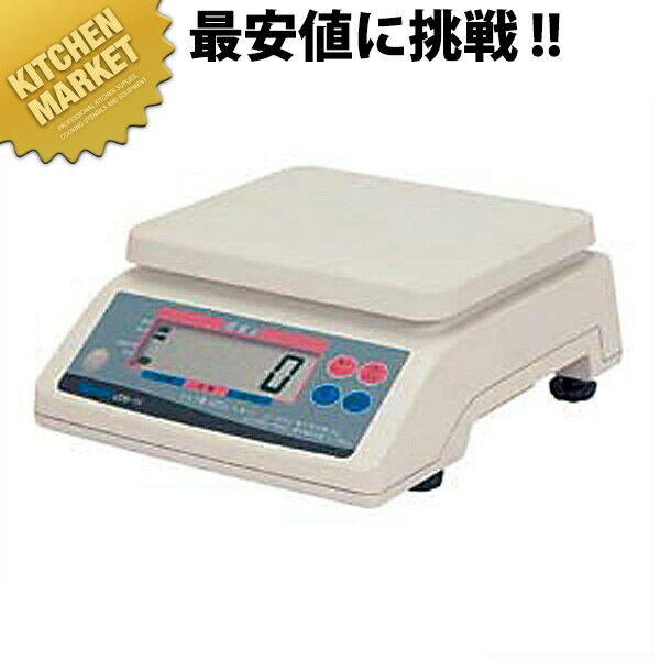 【重量計】 【業務用】 【計量器】 【測量器】 デカO型 30kg 上皿自動ハカリ フジ (平皿付)