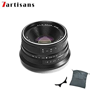 中古 7職人25 Mm F1 8 Aps Cフレーム手動フォーカスプライム固定レンズwith F1 8 Aps Sony All Metal機体for Sony E Mount Like A6500 A6300 A6000 ii r お取り寄せ本舗 Kobaco