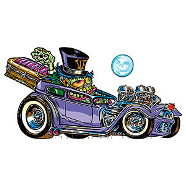 Vfs Posterpop Von Franco Coffin Hauler Sticker