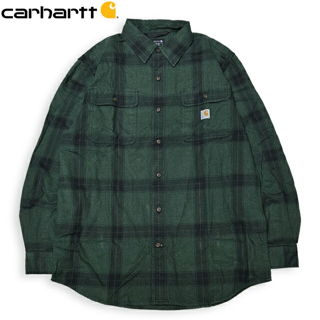 楽天市場CARHARTT カーハート 105439 Loose Fit Heavyweight Flannel Long Sleeve