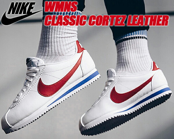 楽天市場NIKE WMNS CLASSIC CORTEZ LEATHER white varsity redナイキ ウィメンズ