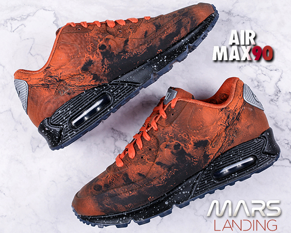 air max 90 mars stone magma orange