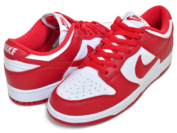 Spnike Dunk Low Sp White University Red