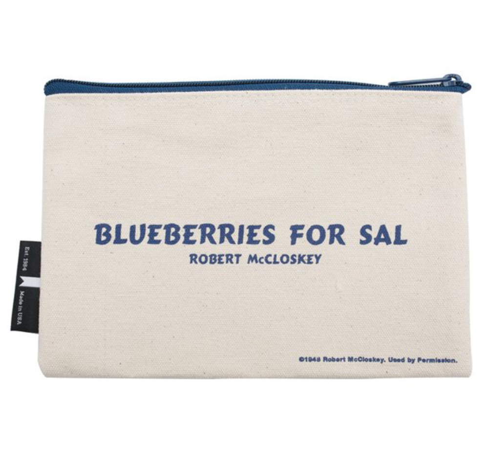 robert mccloskey / blueberries for sal pouch