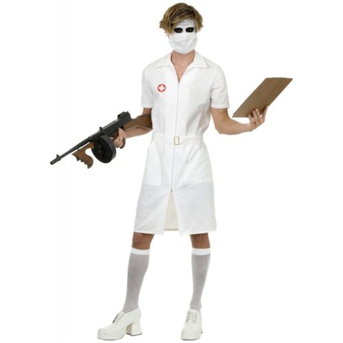 Joker ナース 看護婦さん 看護師 大人用 オンライン ハロウィン コスチューム コスプレ 衣装 変装 仮装 Mars Shop Joker Nurse Costume Adult Halloween Fancy Dress