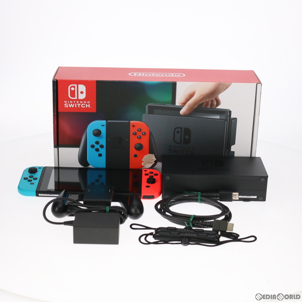 未使用品 中古 訳あり 訳あり 本体 Switch Nintendo Switch ニンテンドースイッチ Switch ニンテンドースイッチ Joy Con L ネオンブルー R シングルカード ネオンレッド Hac S Kabaa ネット限定短納期 の