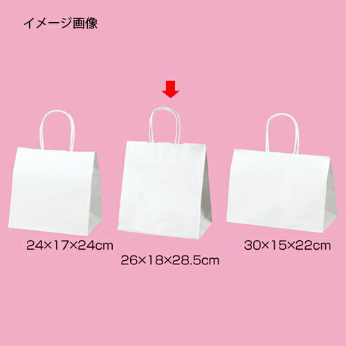 【ケース販売】 白無地 M-1 【シモジマ】 200枚入 #006442100 広口チャームバッグ