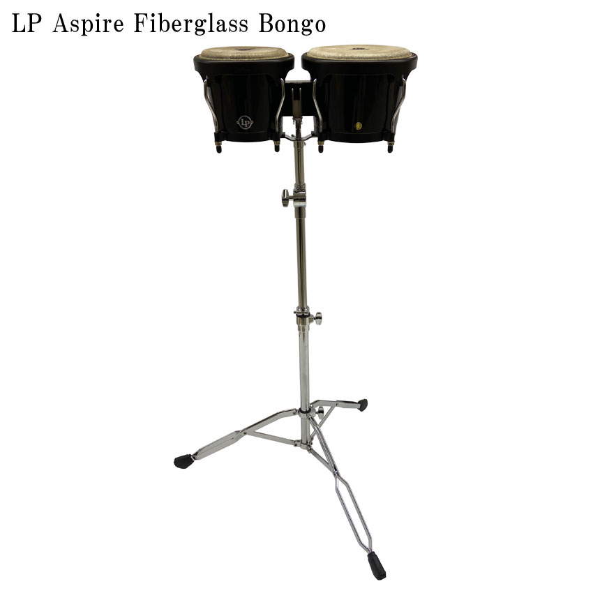 楽天市場送料無料LP LPA601F BK Aspire Fiberglass Bongo Black Latin