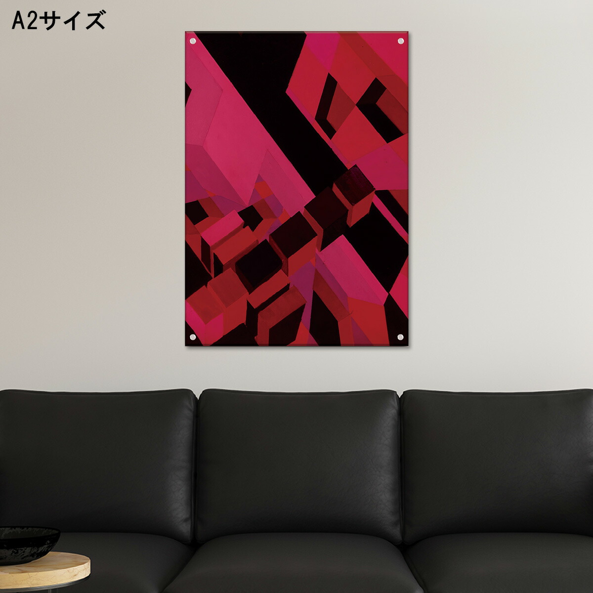 ファッション通販 正方形 赤 近代的 立体的 アートパネル 赤 立体 ウォールステッカー 長方形 アクリル モダン お洒落 アート 長方形 アート レッド 壁掛け ストーン キューブ コントラスト モデル 女性 ネオン 人気 ネオンサイン お洒落 高級 オブジェ パネル 絵