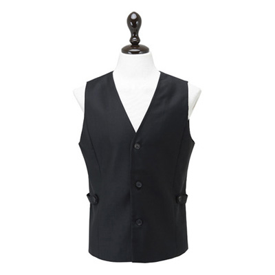 定番新品 の高級感がありアバンギャルドな印象のベスト Avant Garde Vest Black Black Garde Av1586 ユニフォームデザイナー専門ブランド イタリア Av1586 ユニフォームデザイナー専門ブランド A Mont 飲食店 ホテル サービスユニフォーム 制服 接客 厨房