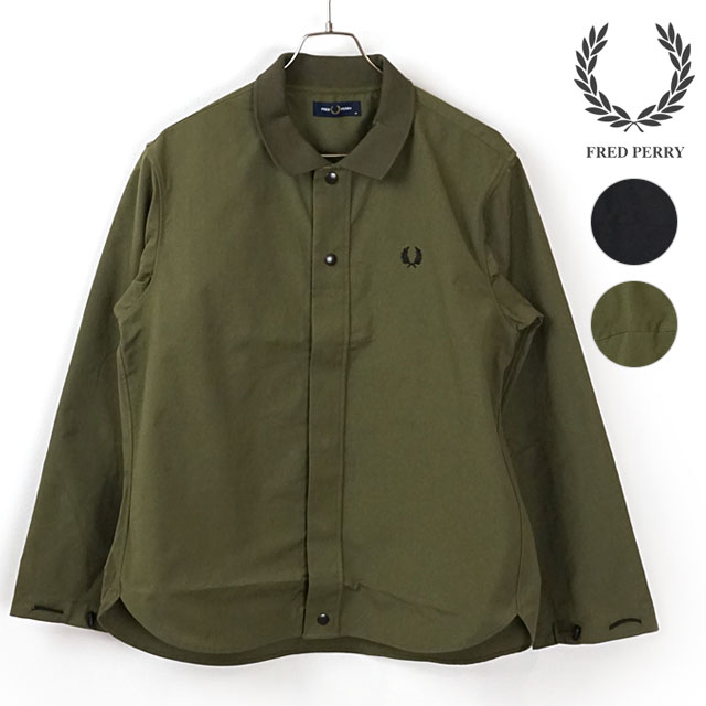 fred perry fred perry人顶端衬衫茄克shirt jacket[f4550 ss20]长