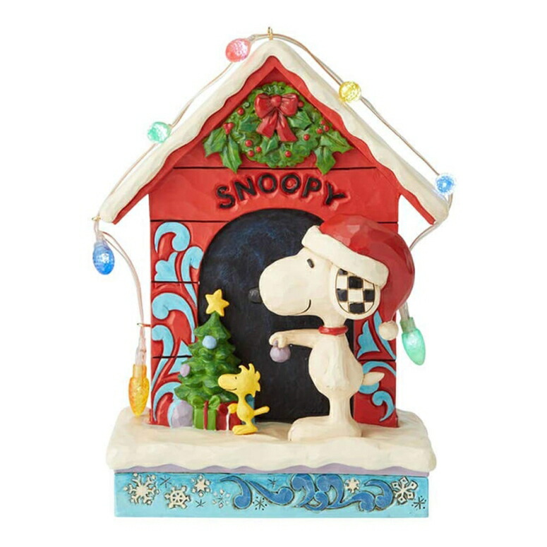 スヌーピー サンタ By 置物 エネスコ ジム ショア ハートウッド クリーク Dog フィギュア 置物 Enesco Peanuts By Jim Shore Snoopy By Dog House 送料無料 並行輸入品 Mj Marketジムショア Jim Shore For Enesco Heartwood Creek