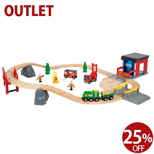 25 Off アウトレット品 Laq キッズ ブリオ Brio 子供 おもちゃ Rescue レスキューセット 数量限定品 ハバ 木のおもちゃ おうち時間 子供 木のおもちゃ コモック アウトレット品 Brioワールドの街を守ろう