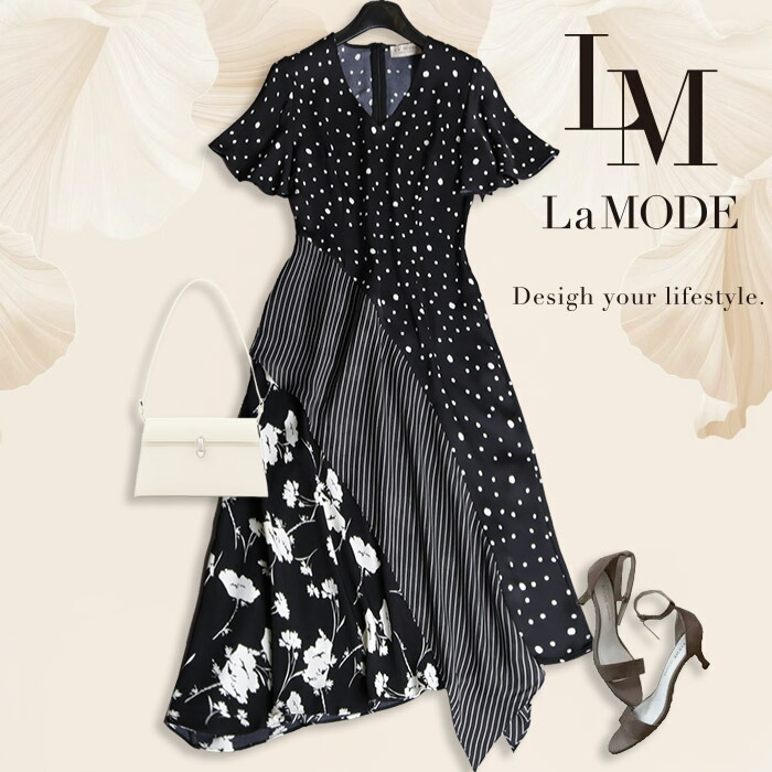 特別クーポン配布中パーティードレス ワンピース フォーマルワンピース フラワー 結婚式 ドレス フォーマルワンピース 水玉 フレアワンピース ドット 水玉 ワンピース フラワー お呼ばれ ストライプ ストライプ アシメ モード 二次会 お呼ばれ 新作 ドット ストライプ
