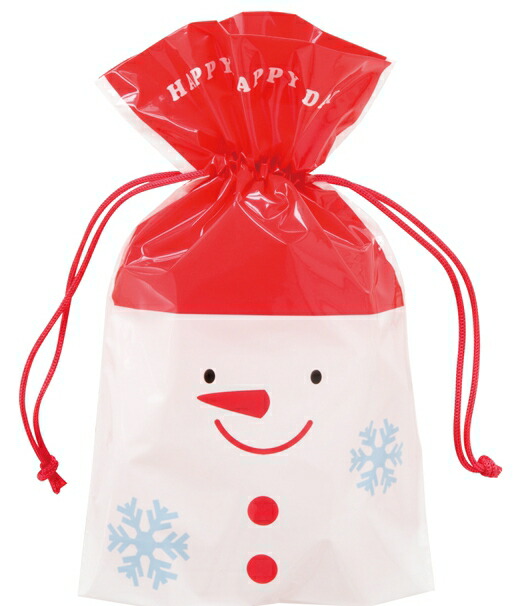 christmas happy santa & snowman drawstring bag-4 ★ 2 pieces