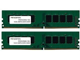 Princeton プリンストン デスクトップpc用増設メモリ 32gb 16gb 2枚組 時計 Pc4 Ddr4 2666 16gb 2pin ファッション Udimm Pdd4 2666 16gx2 エムスタデスクトップ向けメモリモジュール 2pin Ddr4 Dimm 16gb 2枚組 Pc4 Ddr4 2666