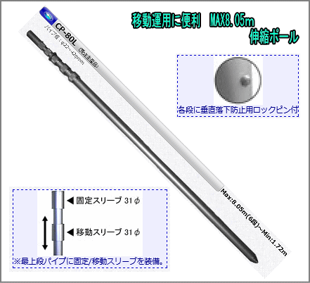 同軸 登録局 安定化電源 Cp 80l 受信機 最小 その他 レシーバー 全長 コレクション 移動用アルミポール 特小 特定省電力 Ic 4100 アマチュア無線 デジ簡 無線機 デジタルcp 80l 移動用アルミポール 全長 約8 05ｍ 最小 約1 72ｍ コメットアンテナ 無線機屋移動運用