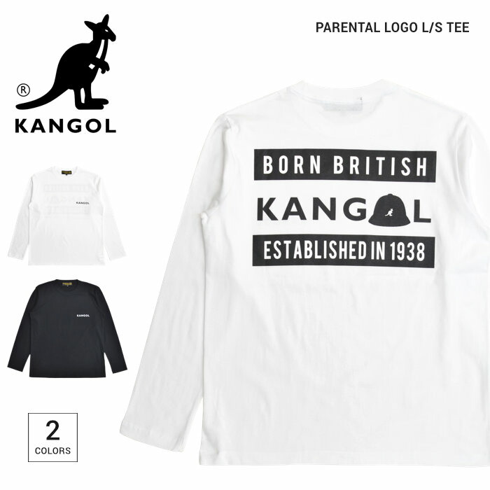 楽天市場割引クーポン配布中 KANGOL カンゴール ロンT PARENTAL LOGO L S TEE 長袖 Tシャツ